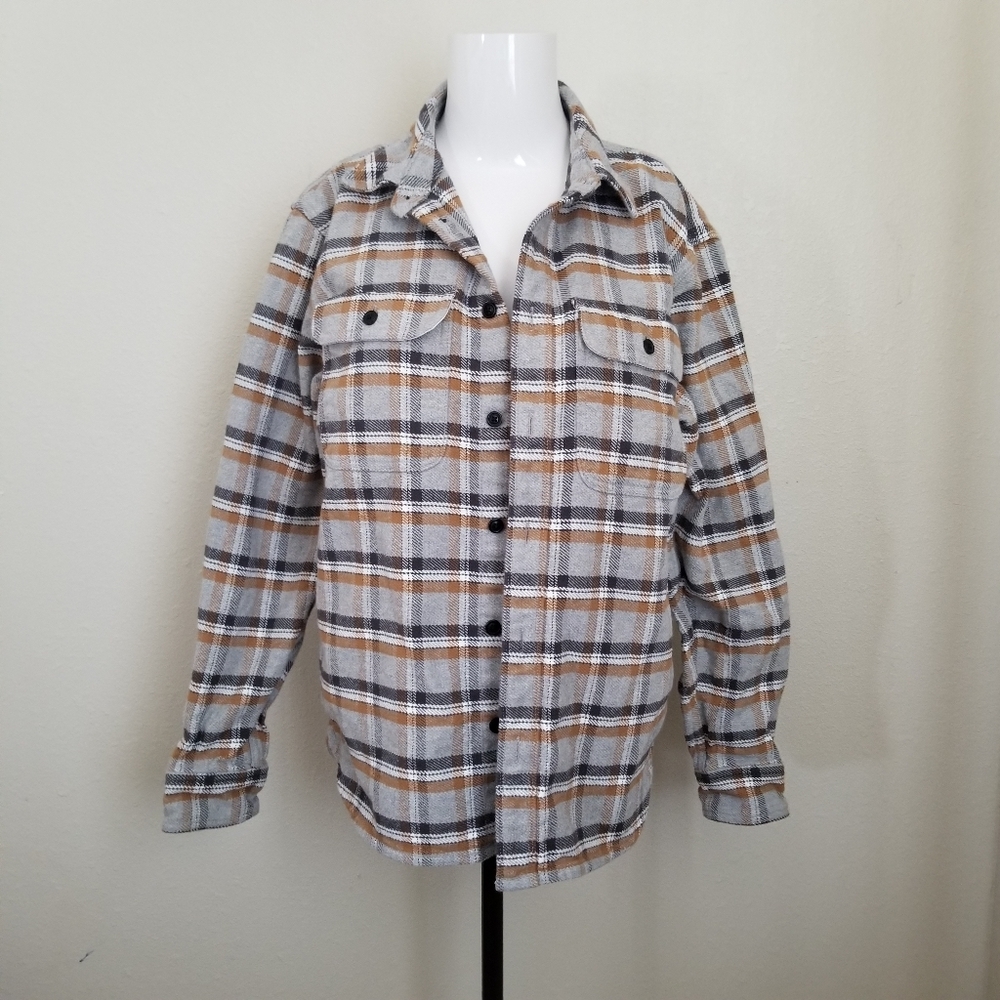 Everlane Heavyweight Overshirt Button Up Long Sleeve Shirt Shacket Mens